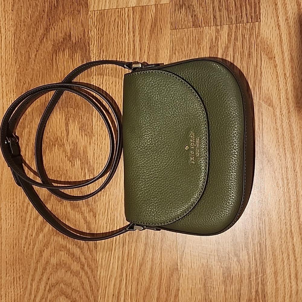 Kate Spade Olive Green Crossbody Bag